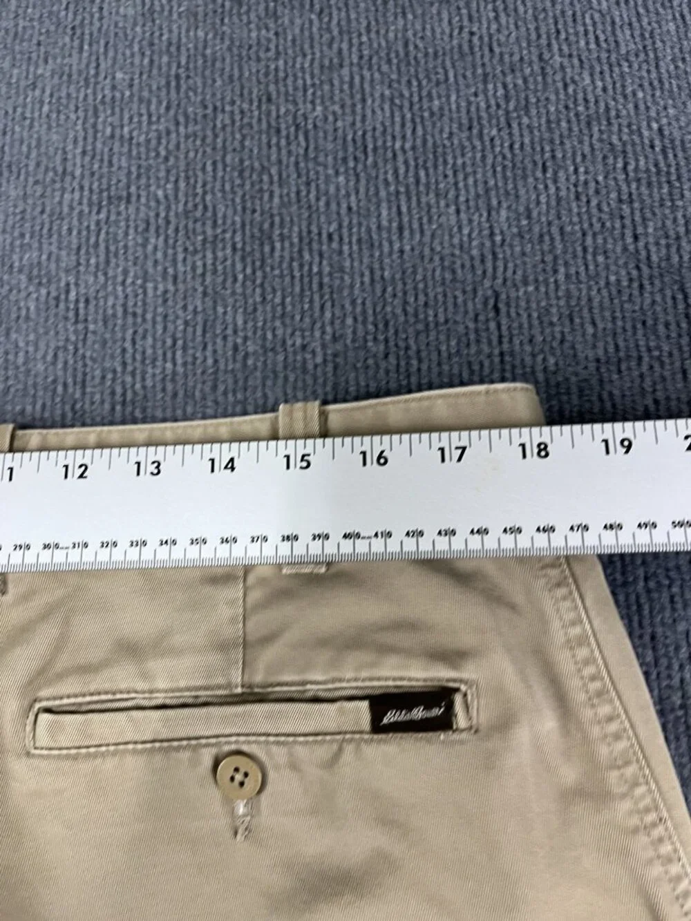 Eddie Bauer Mens Classic Fit Khaki Chino Pants 36x32